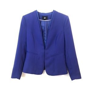 H&M: Purple Fitted Blazer